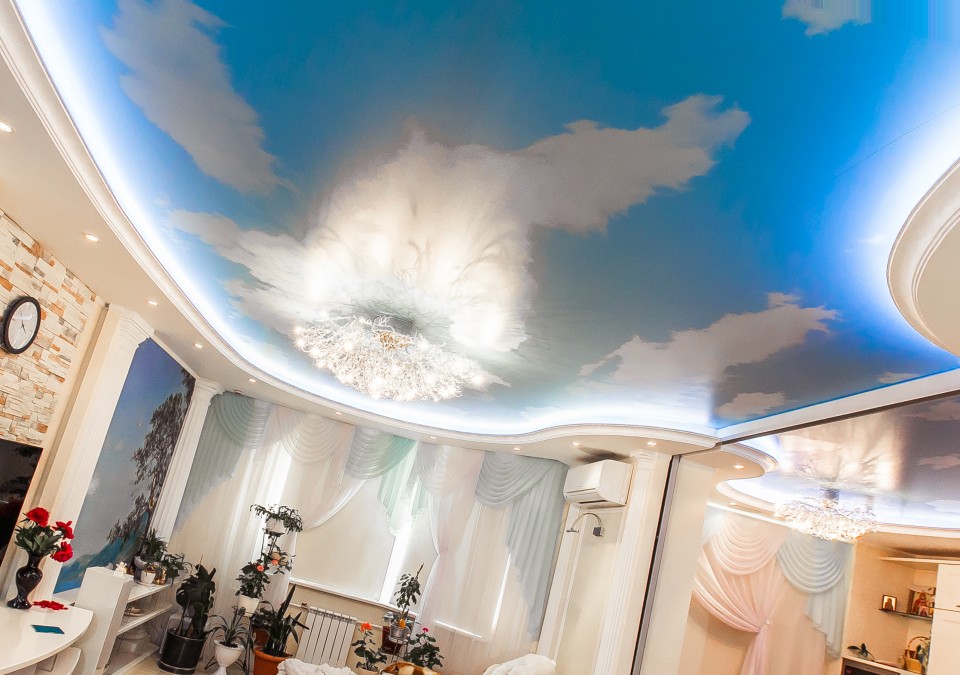 Заказать потолок с фотопечатью в г. Красный Холм